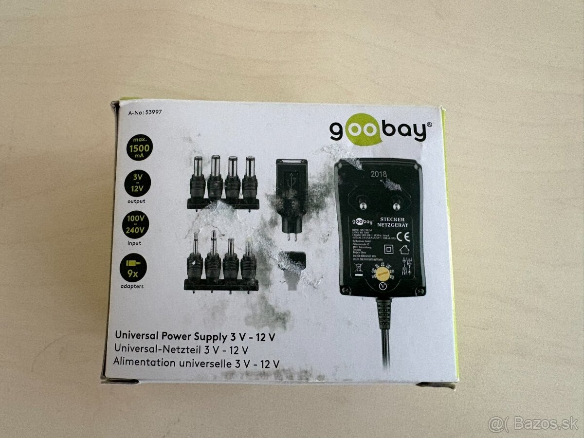 Universal Power Supply adapter 3 V - 12 V. - 2