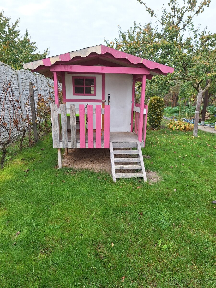 Detský drevený domček - 2