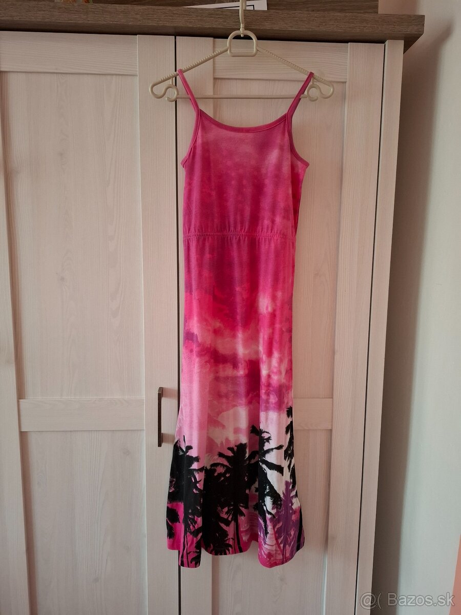 Dievčenské dlhé šaty 134/140 - 2