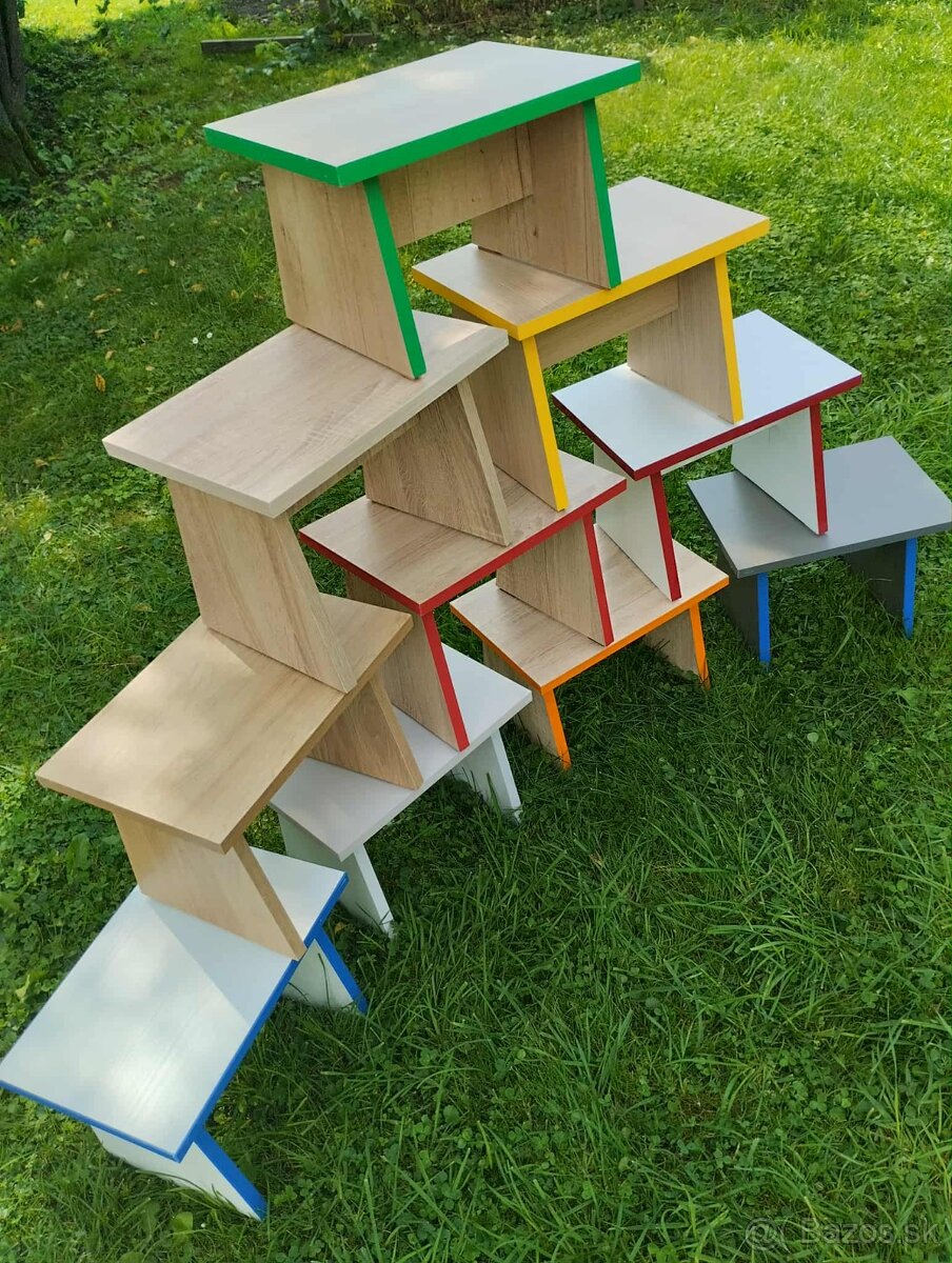 Stolček, podnožka, schodík, hokerlík - 2