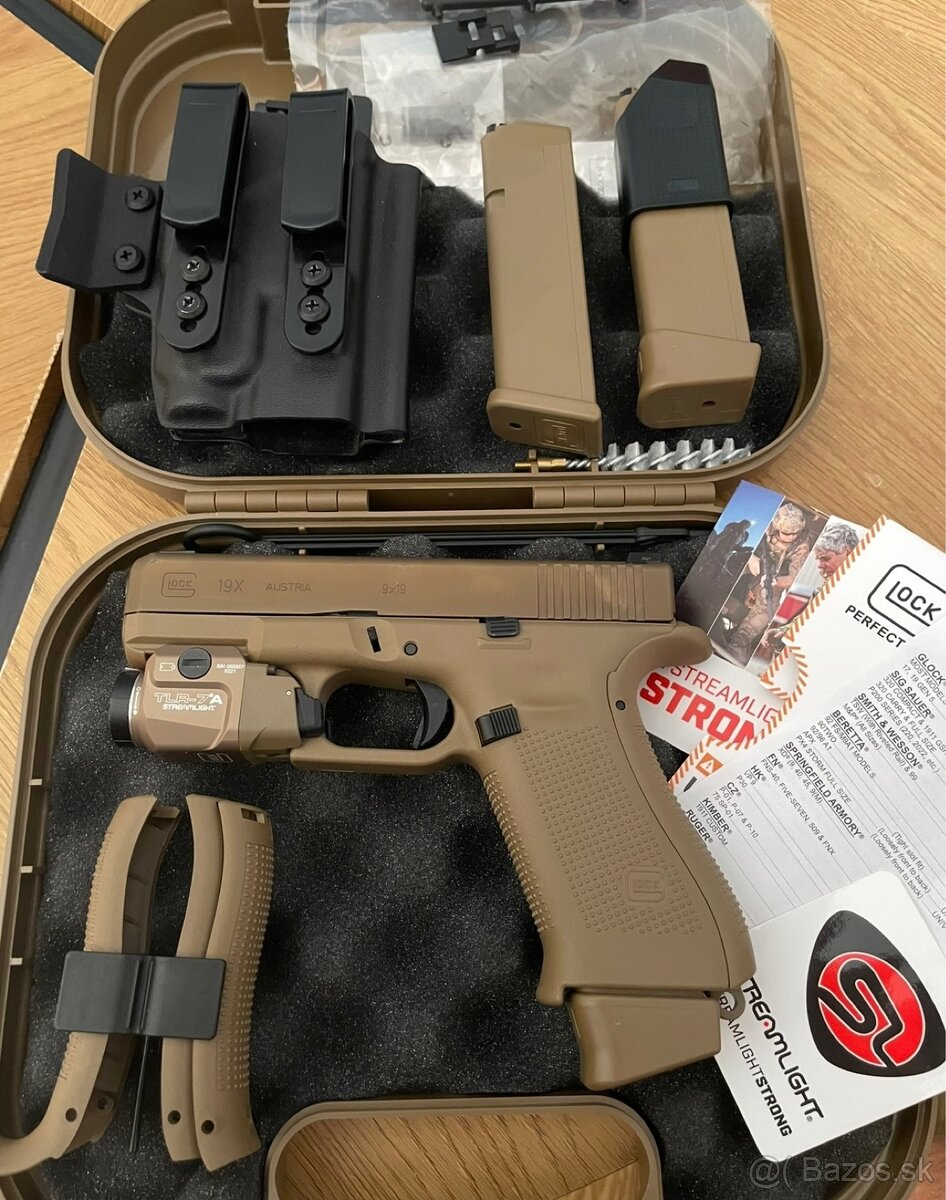 Predám glock 19x combo coyote - 2