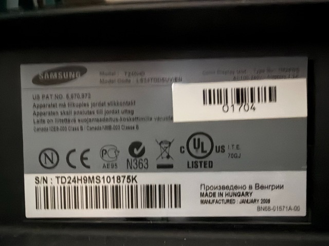 monitor samsung t240hd - 2