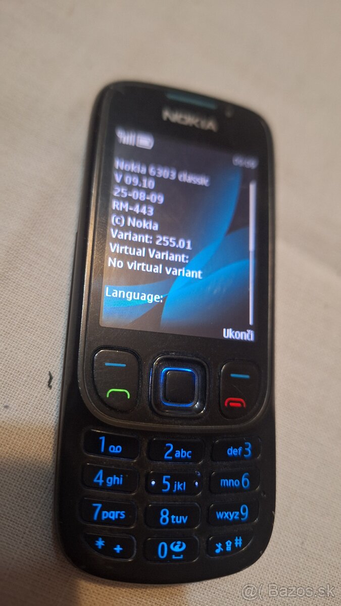 Nokia 6303 čierna - 2