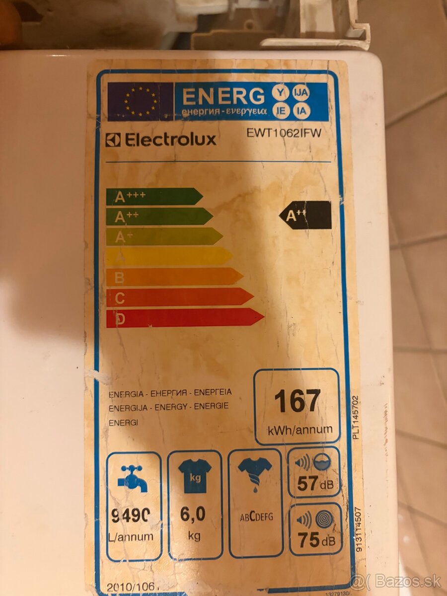 Náhradné dieli do pračky elektrolux - 2