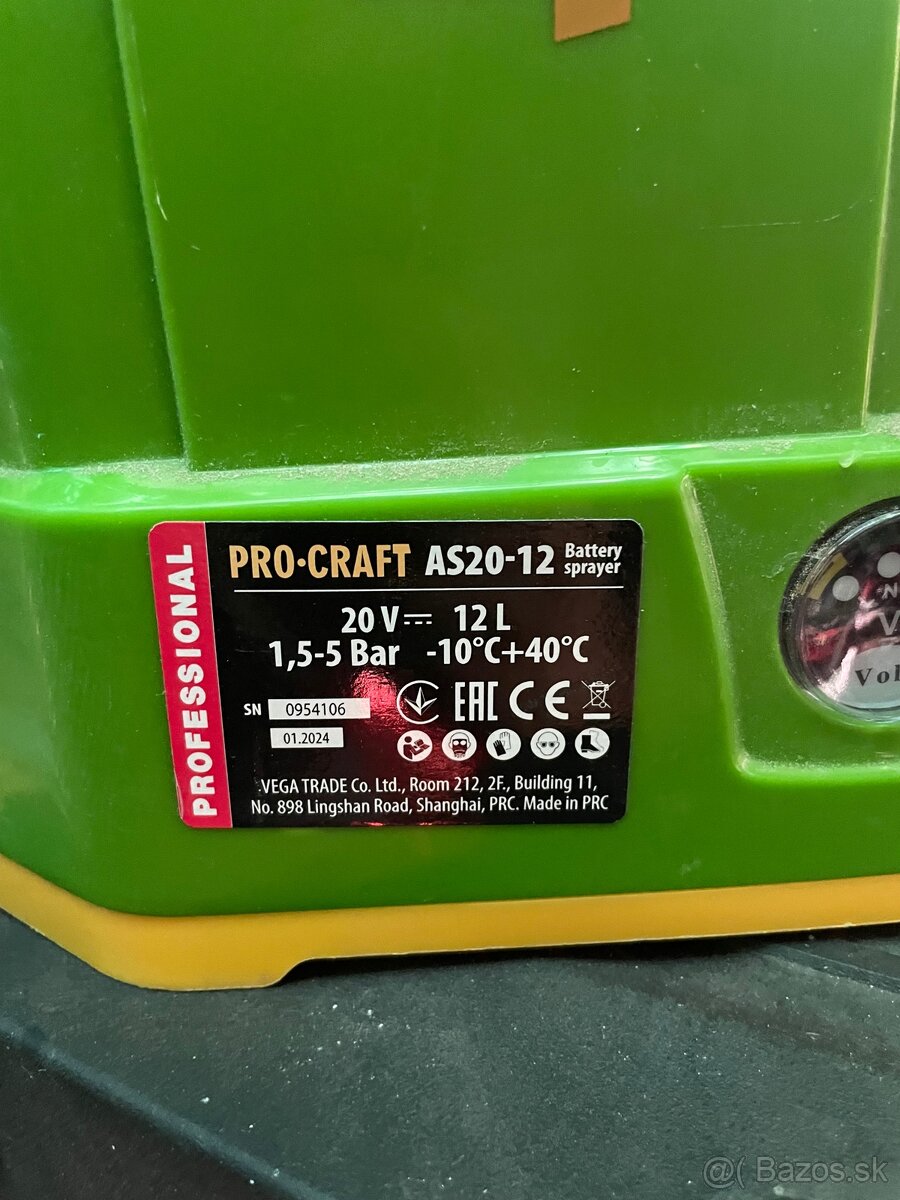 AKU postrekovač Procraft AS20-12 - 2