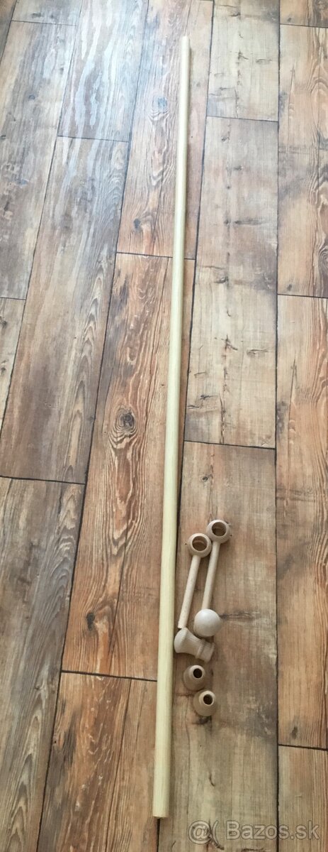 Drevené garniže 208cm, aj 210cm - 2