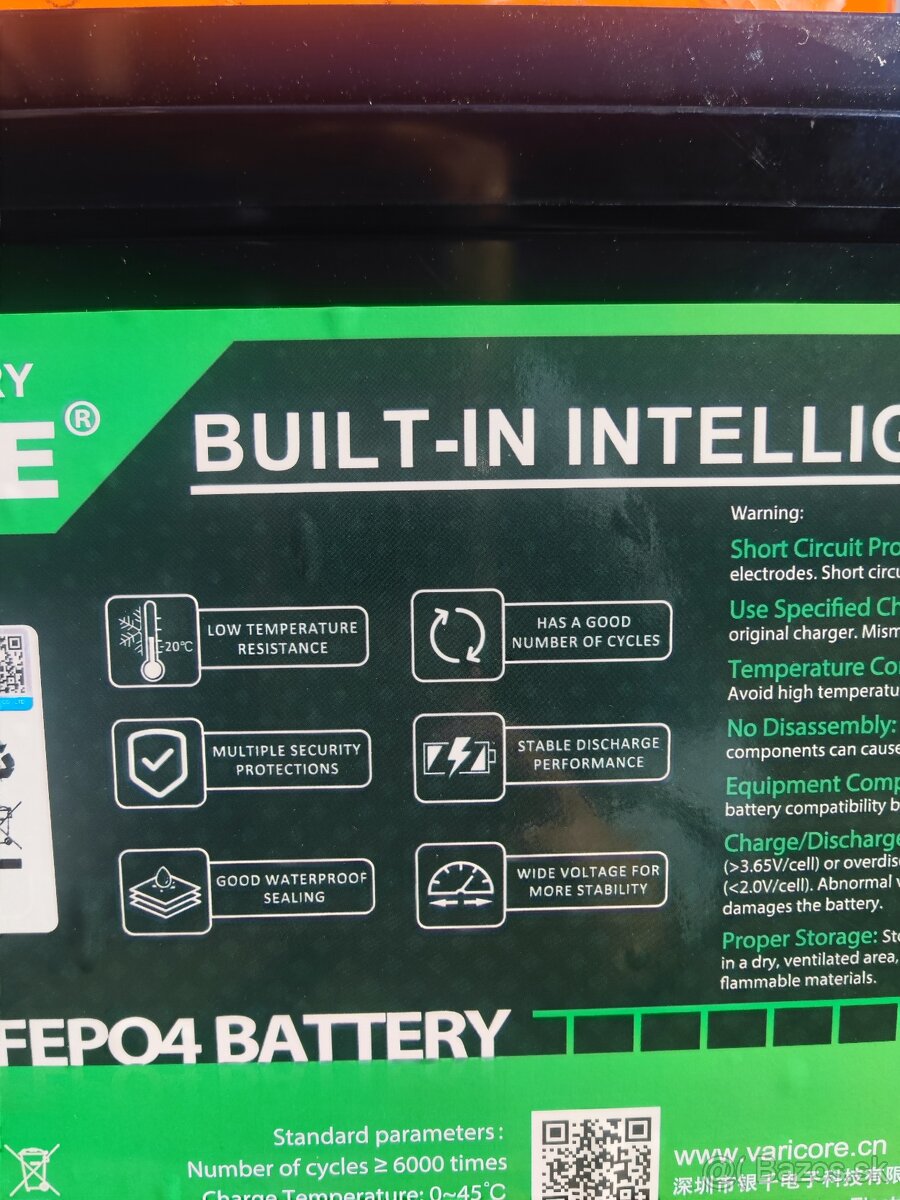 LiFePo4 batéria + nabíjačka - 2