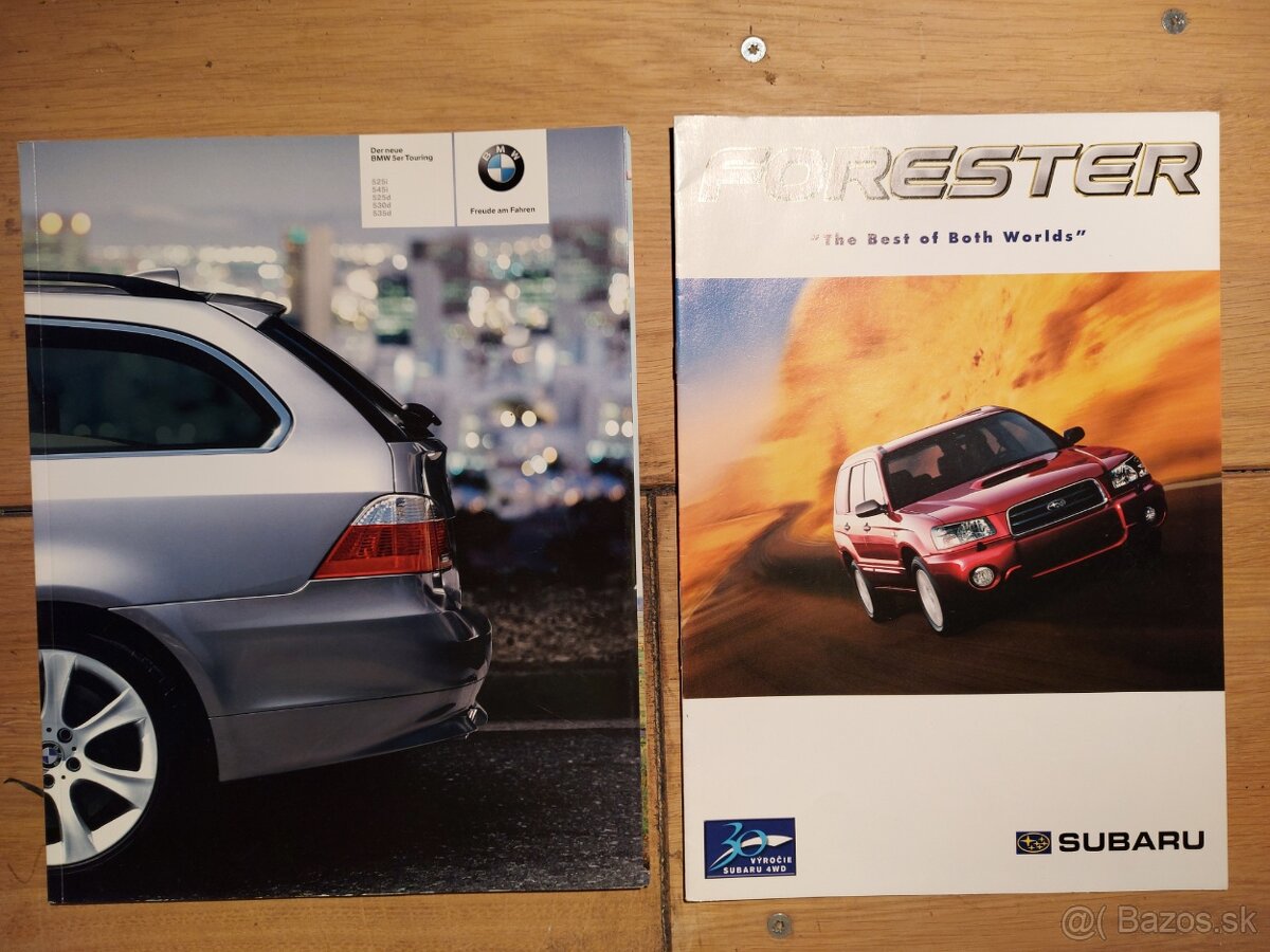 Predám prospekty áut - 2
