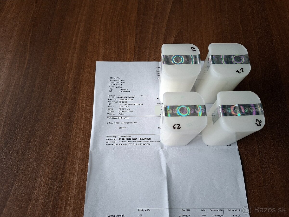 investičné striebro - 2