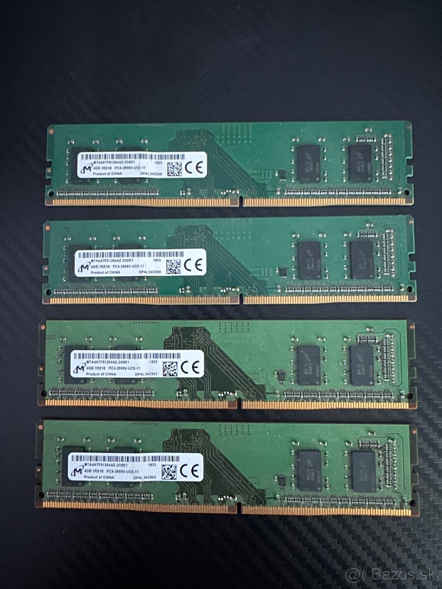 4x4gb DDR4 2666MHz - 2