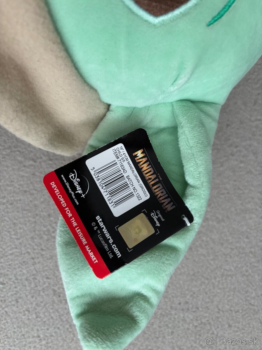 Veľký plyšový Grogu (Baby Yoda) 38 cm – Star Wars - 2