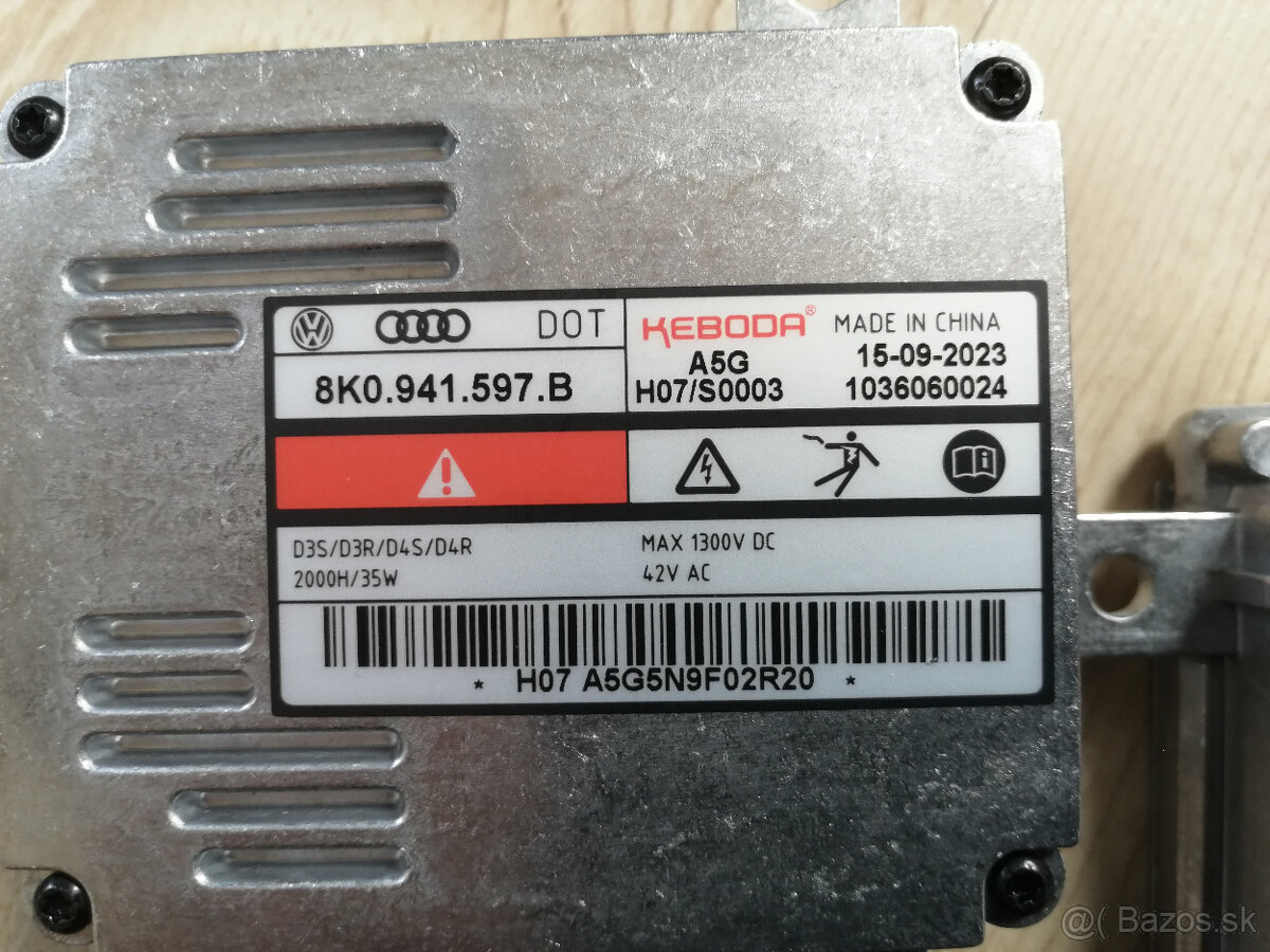 Řídíci jednotka xenonu 8K0941597B - 2