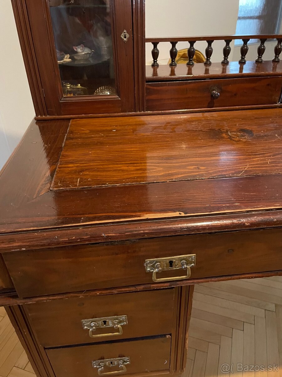 Predám starožitný písací stôl 19. storočie - 2