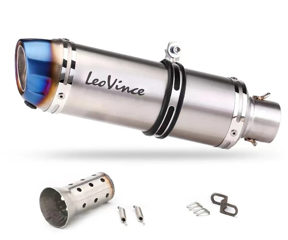 Nový Univerzálny Športový výfuk na motorku - LeoVince - 2