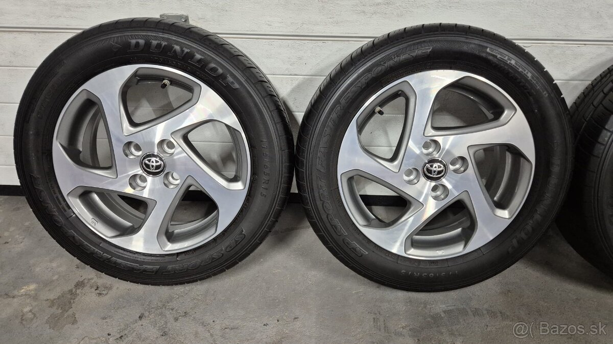 Hliníkové disky 4x100 r15 ET39 Toyota Yaris - 2