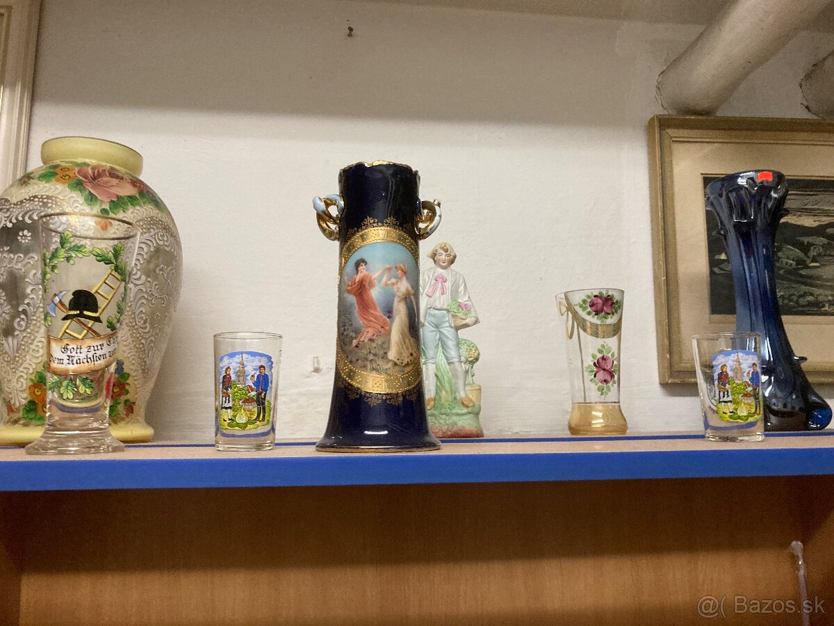 sklo porcelan pozostalost po zberatelovi - 2