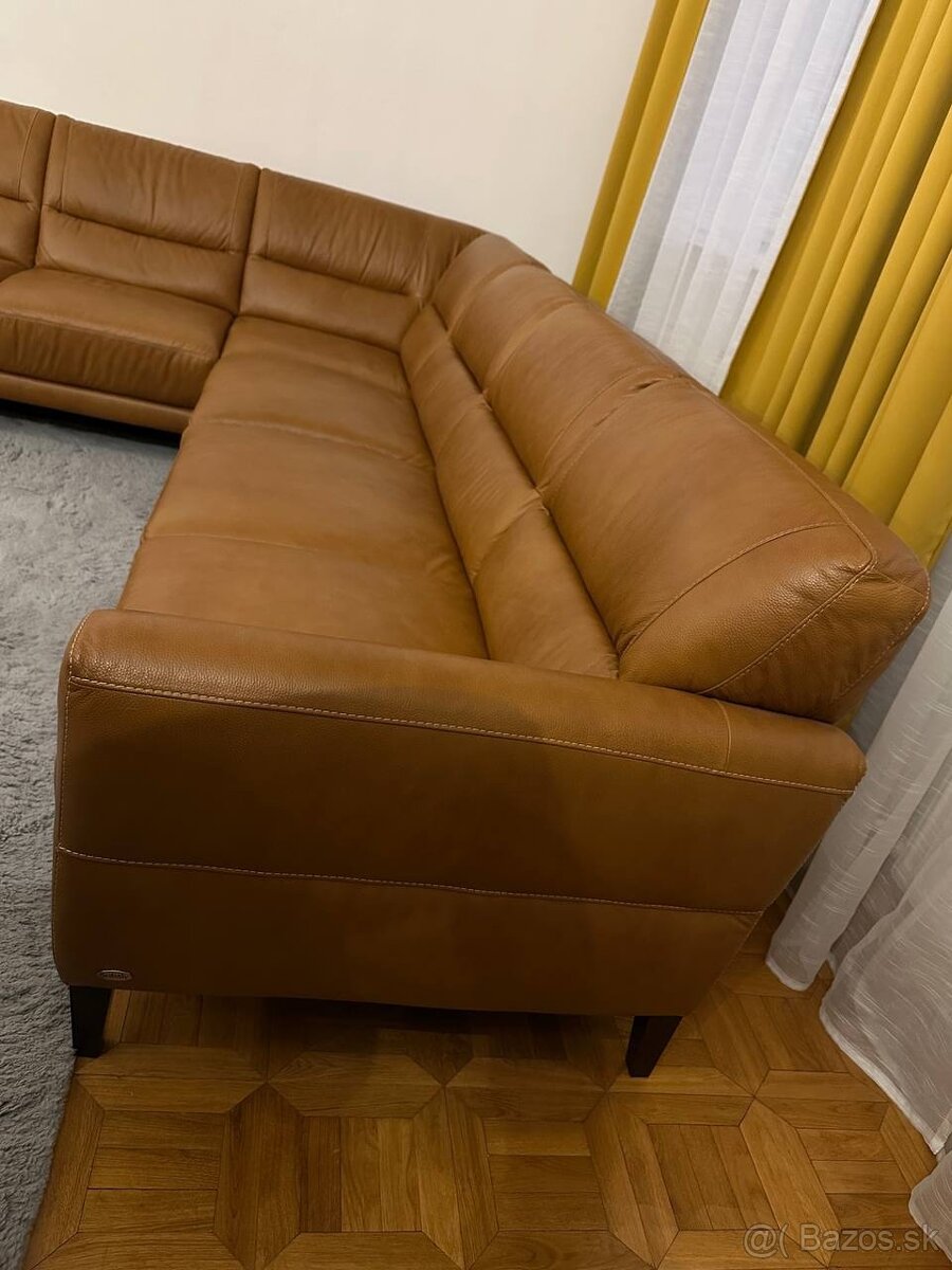 Celokožený rohový gauč Bari - Softaly - 2