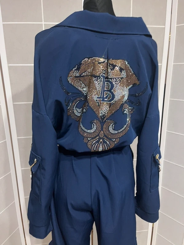 Dámsky modrý overal - 2