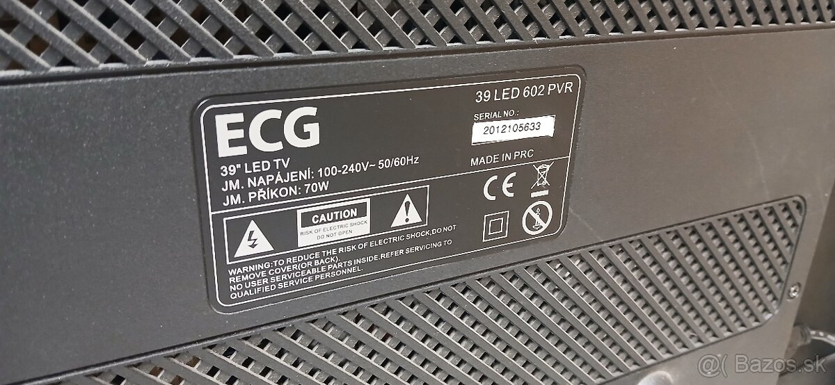 ECG 39LED602PVR - 2