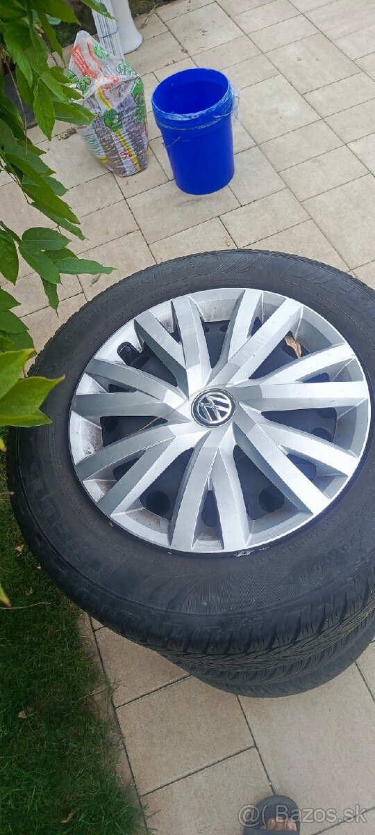 Plechové disky originál VW 215/60R16 - 2