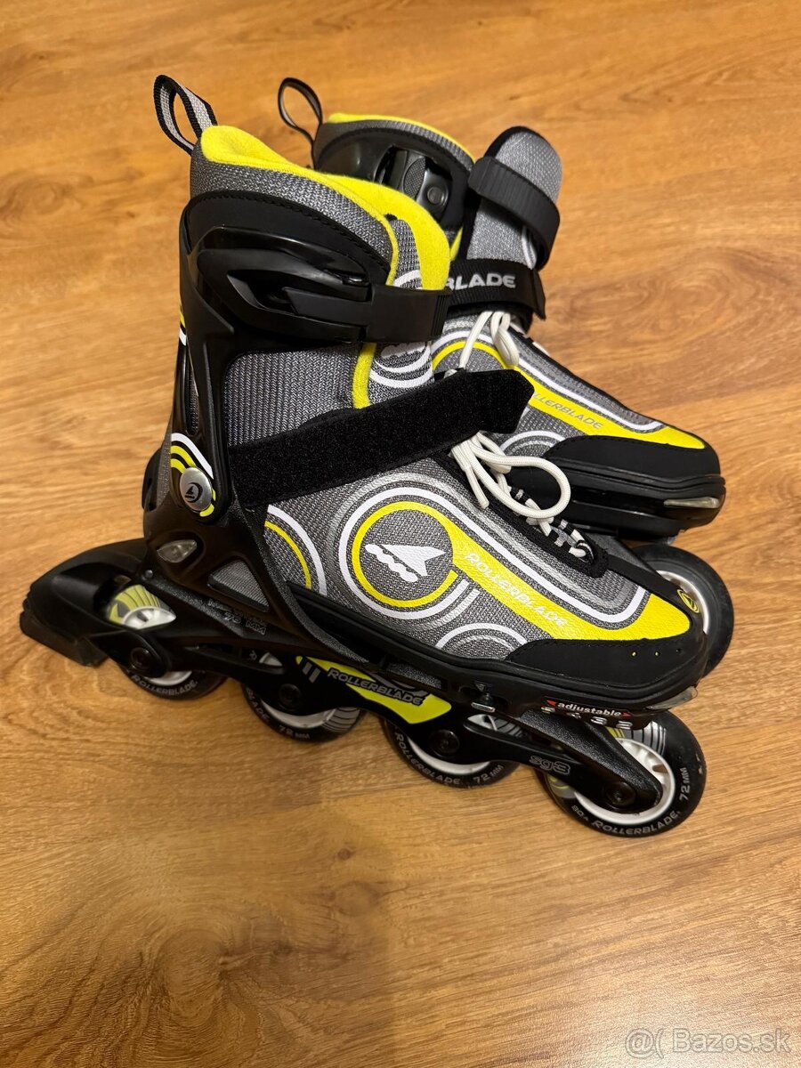 ROLLERBLADE SPITFIRE FLASH 33-37 - detské kolieskové korčule - 2