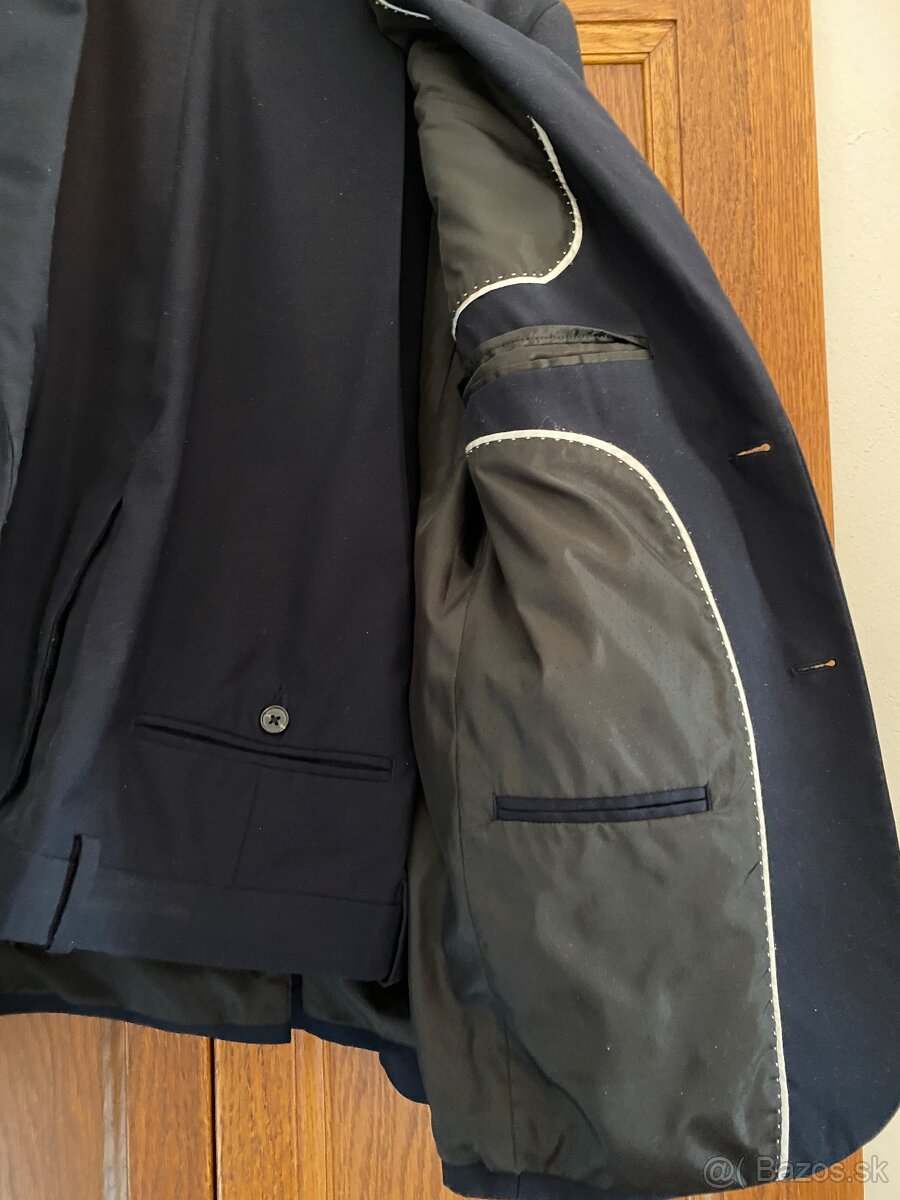 Pánsky oblek tmavomodrý - 2