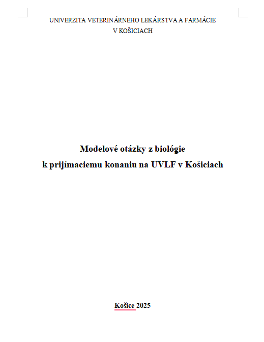 Uvlf testovnice 2025 - 2