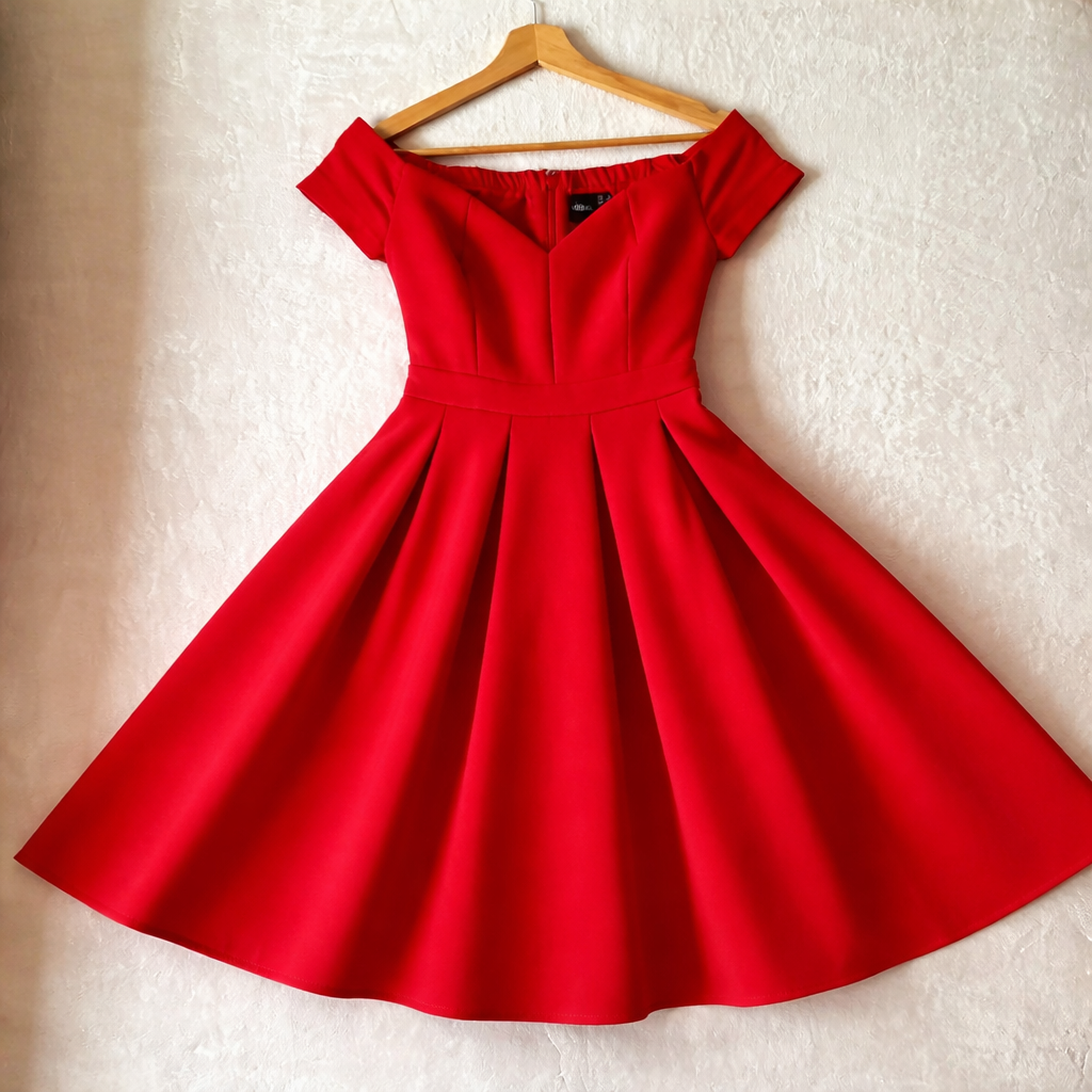 Elegantné červené šaty ASOS - 2