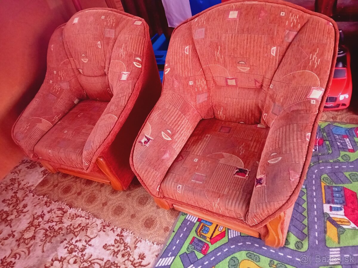 Kreslá ideálne na chatu resp. do altánku - 2