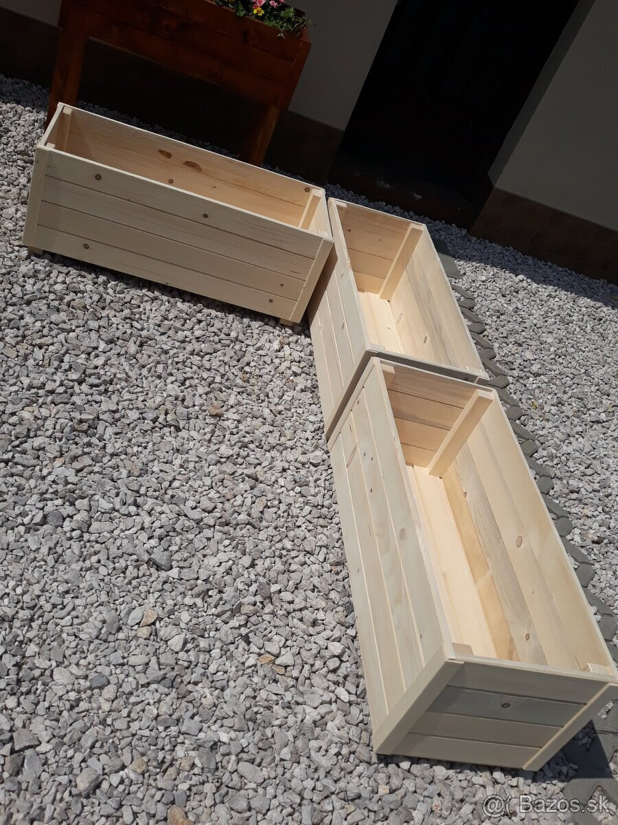 kvetináč s dnom 100x40x40 - 2