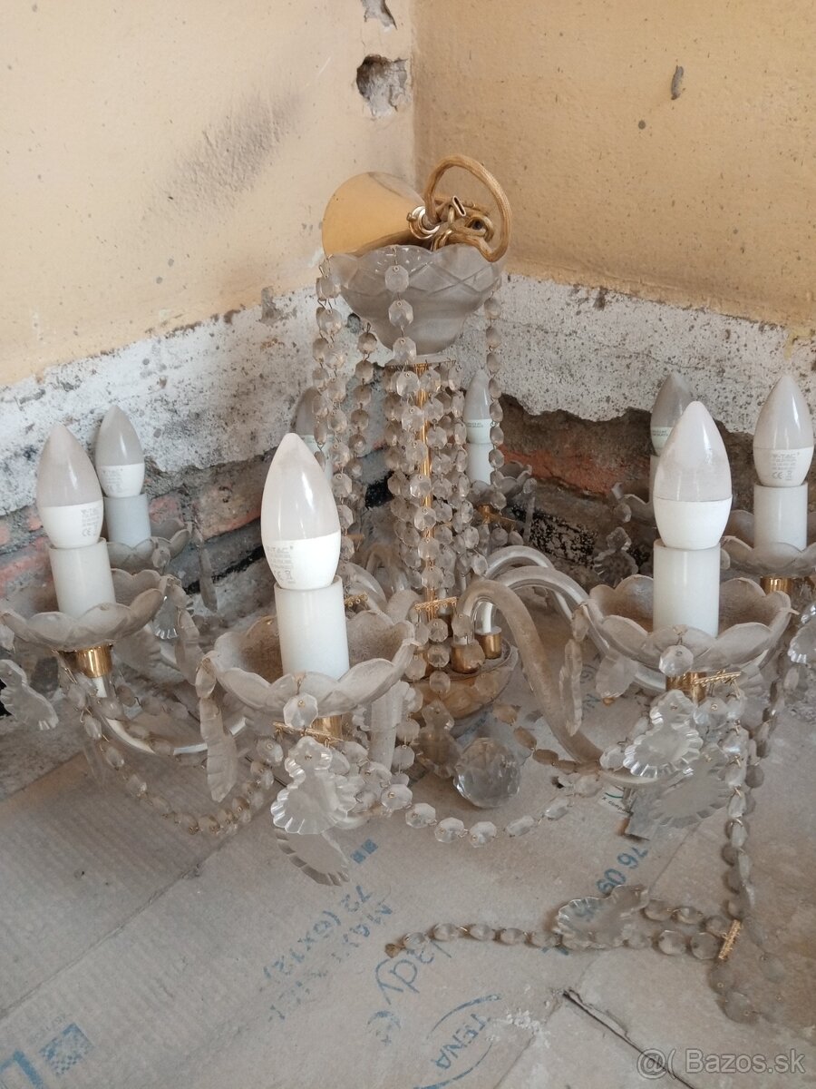 Retro krištáľový luster - 2