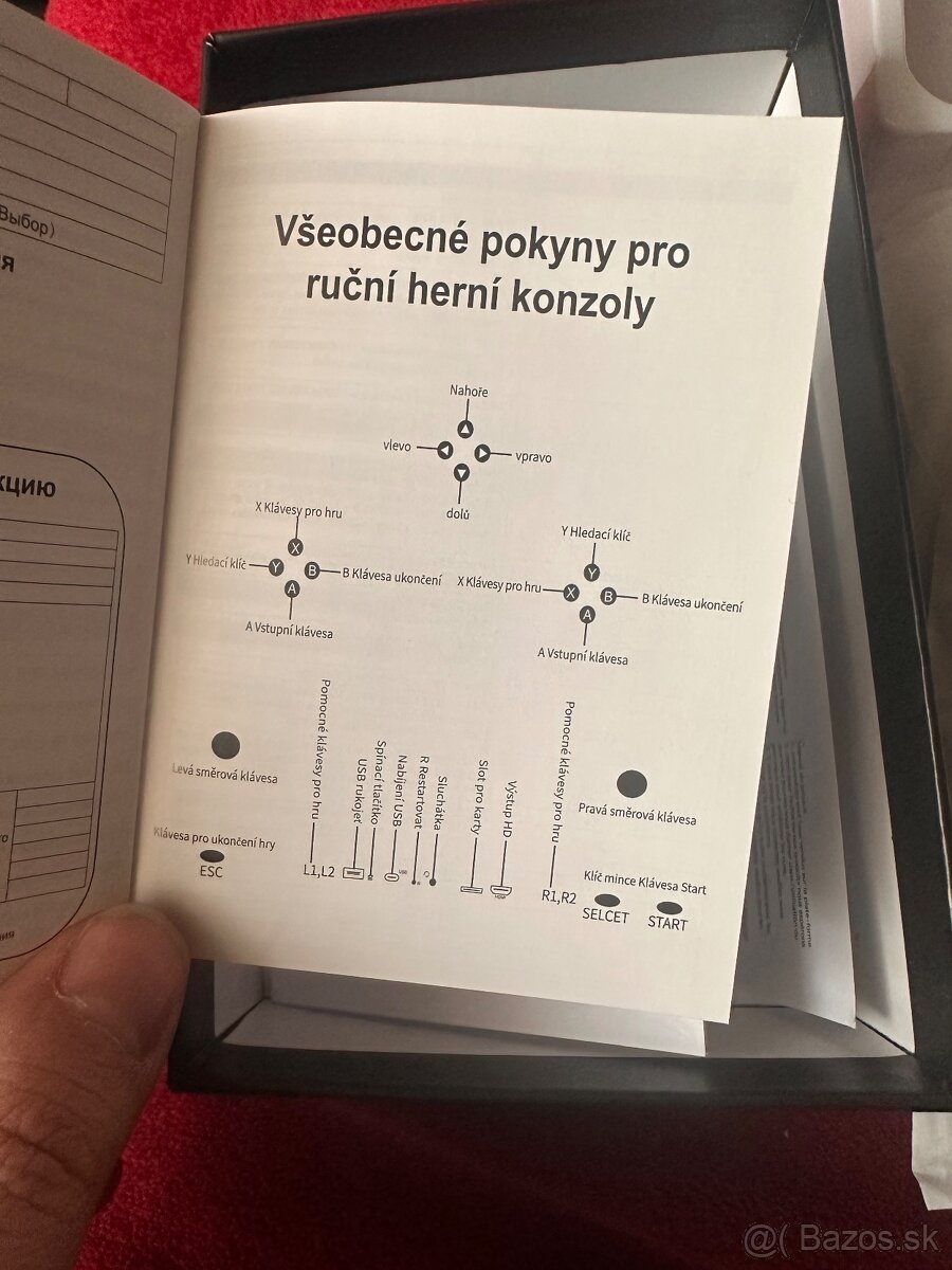 Retro herná konzola R36 Ultra -sk menu - 2