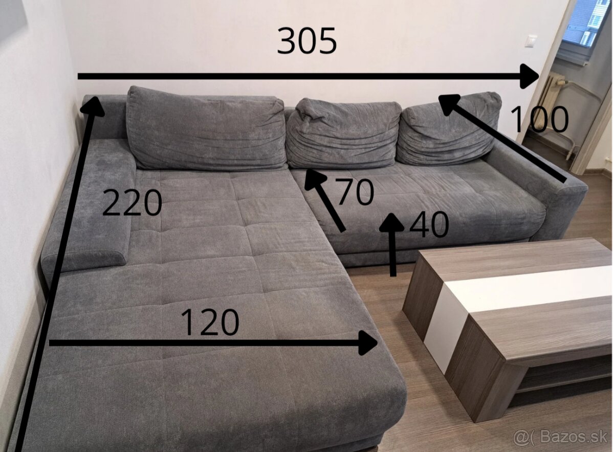 Veľká rohová sedačka - 2