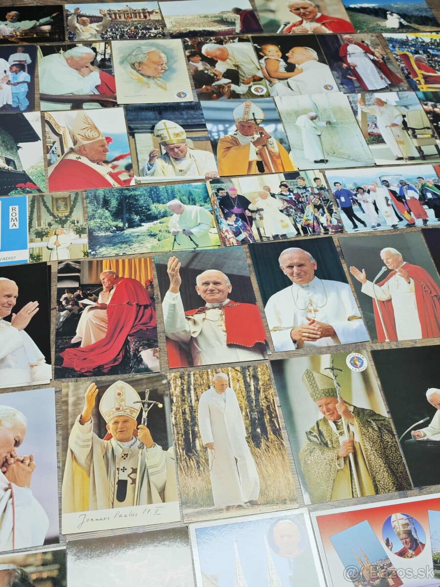 Pohľadnice pápežov 60ks - 2