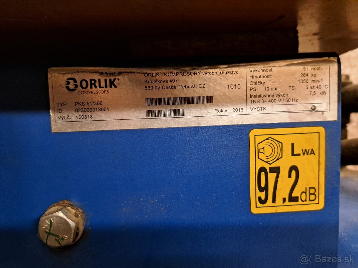 Orlík vzdušník 300L - 2