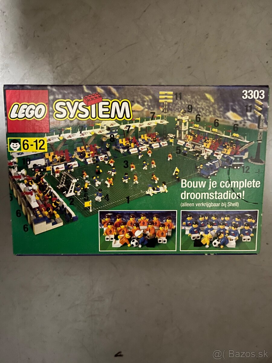 Predám Lego system 3303 futbal Field Accessories - 2