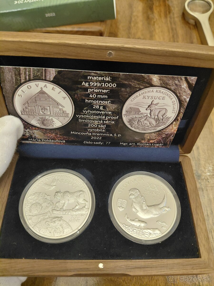 Strieborne mince limit 200ks - 2