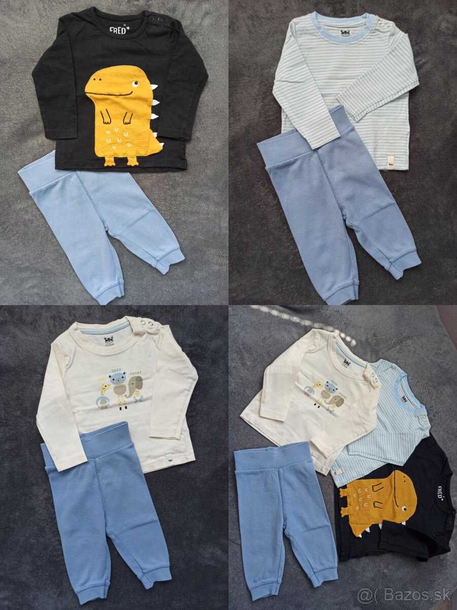 Komplety veľ 62/68 a 56 - 2