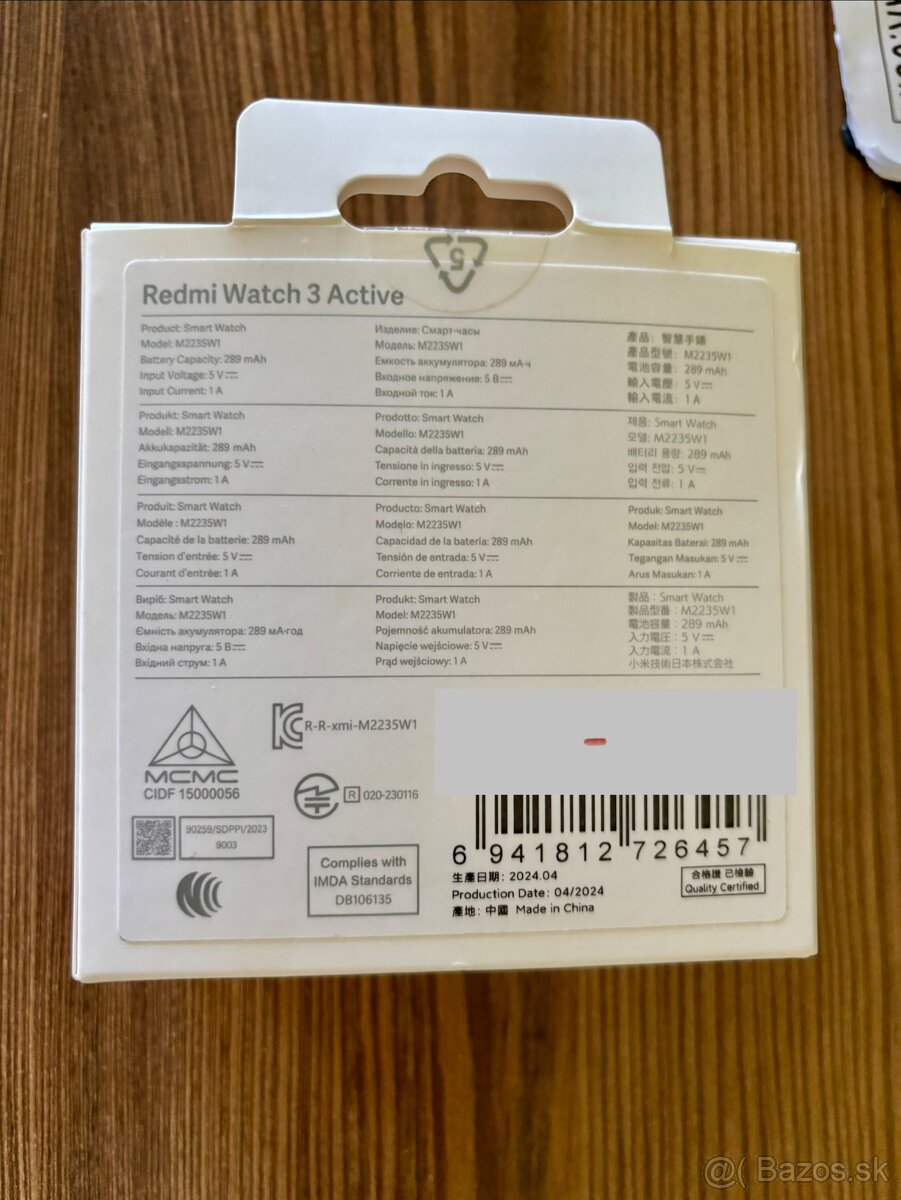 Redmi watch 3 active - 2