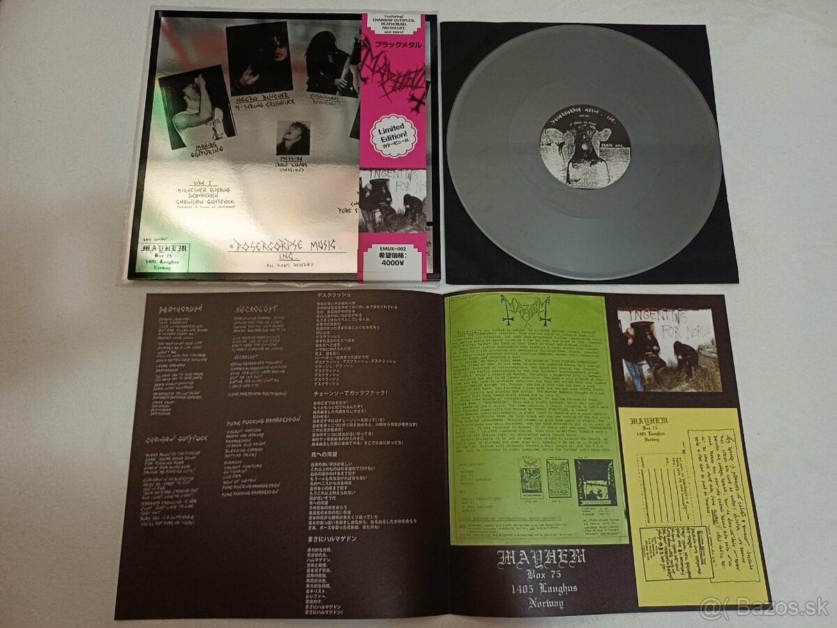 Mayhem - Deathcrush vinyl LP - 2