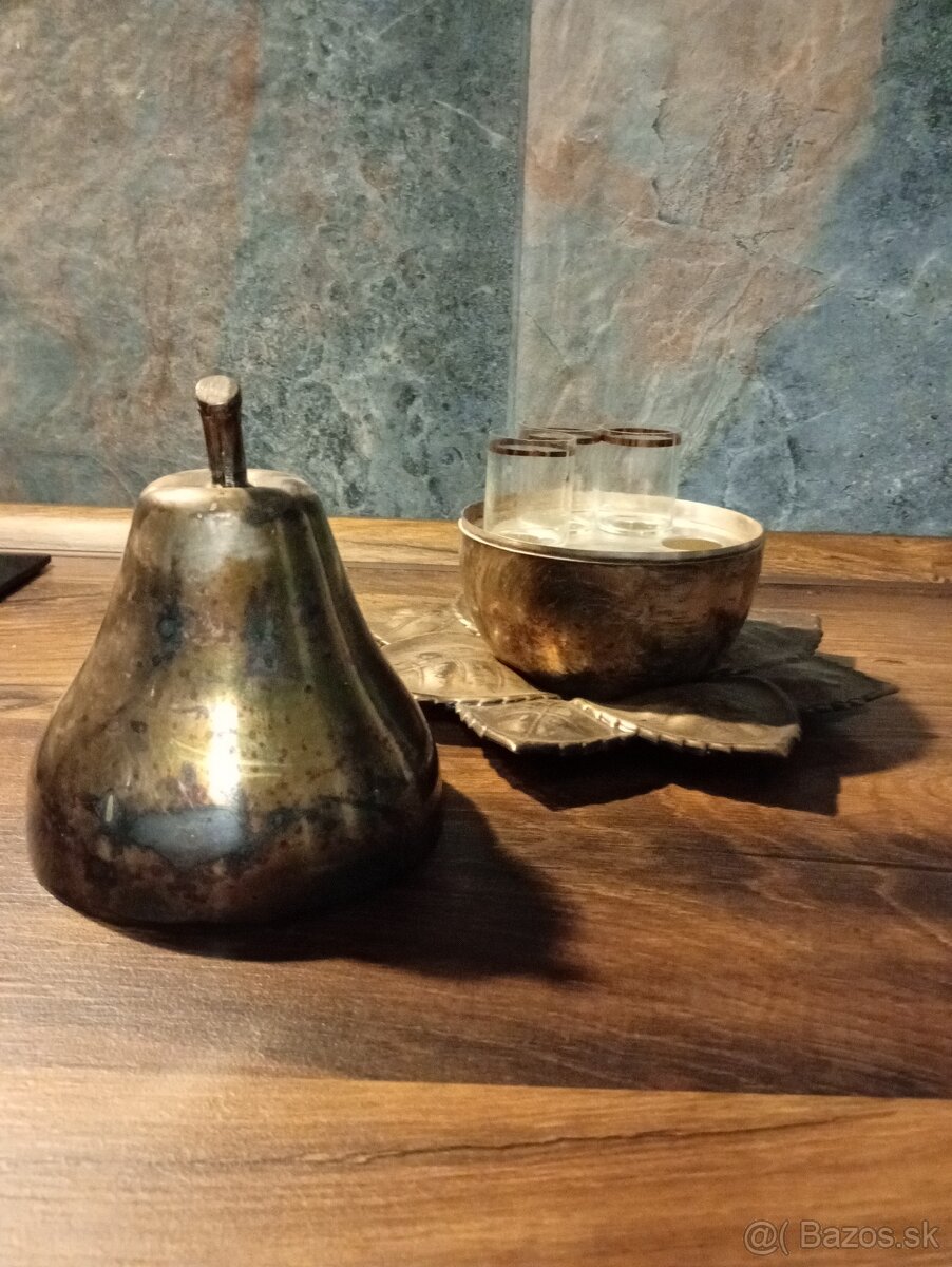 Predám medenú sadu na pálenku,tvar hruška - 2