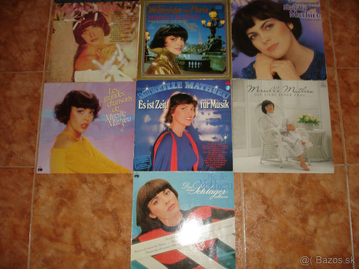 predám LP platne Mireille Mathieu a J.Iglesias - 2
