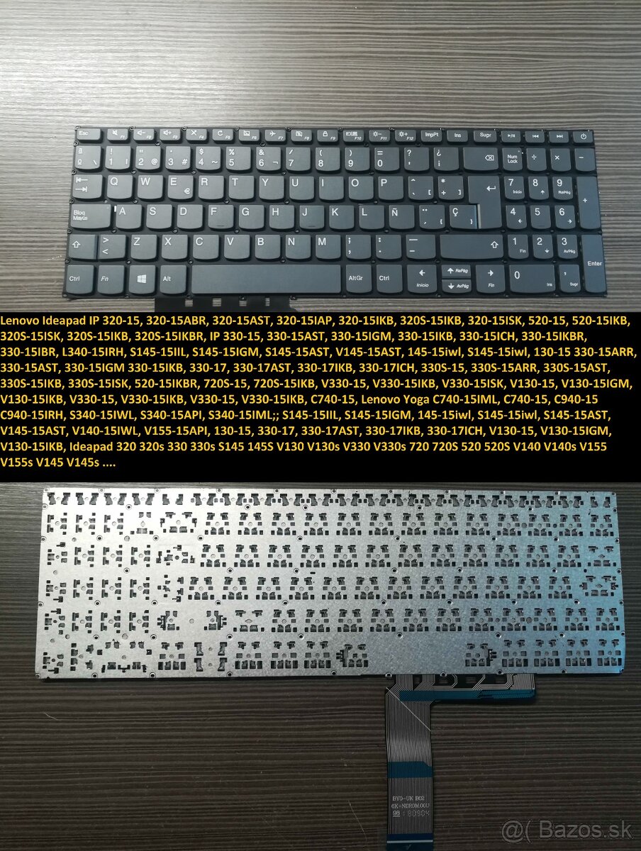 Klavesnice Lenovo 320-15 330-15 V130 V140/ 15ADA6 5-15ARE05 - 2