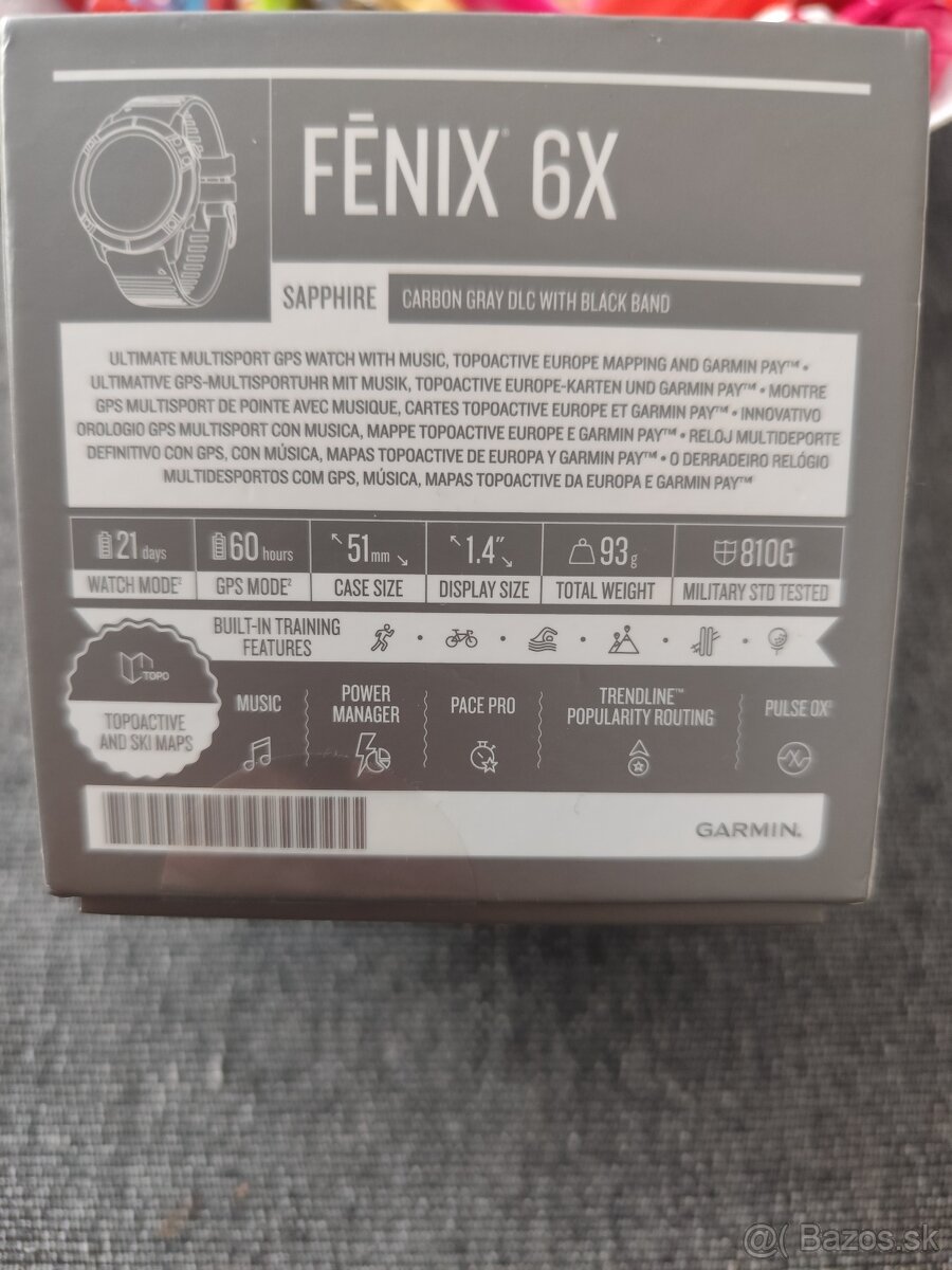 Garmin Fénix 6x Sapphire - 2