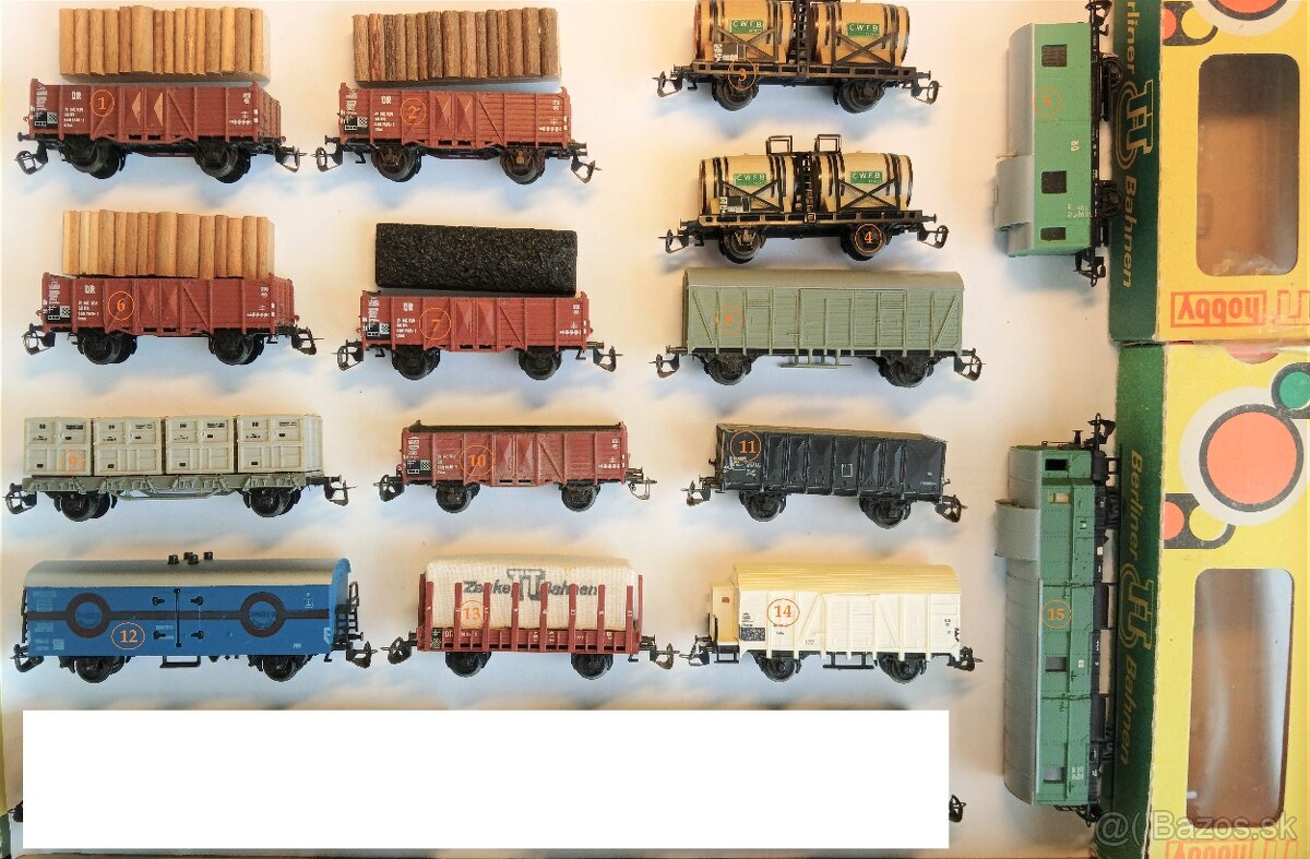 Vagóny - vláčiky TT od BTTB. - 2