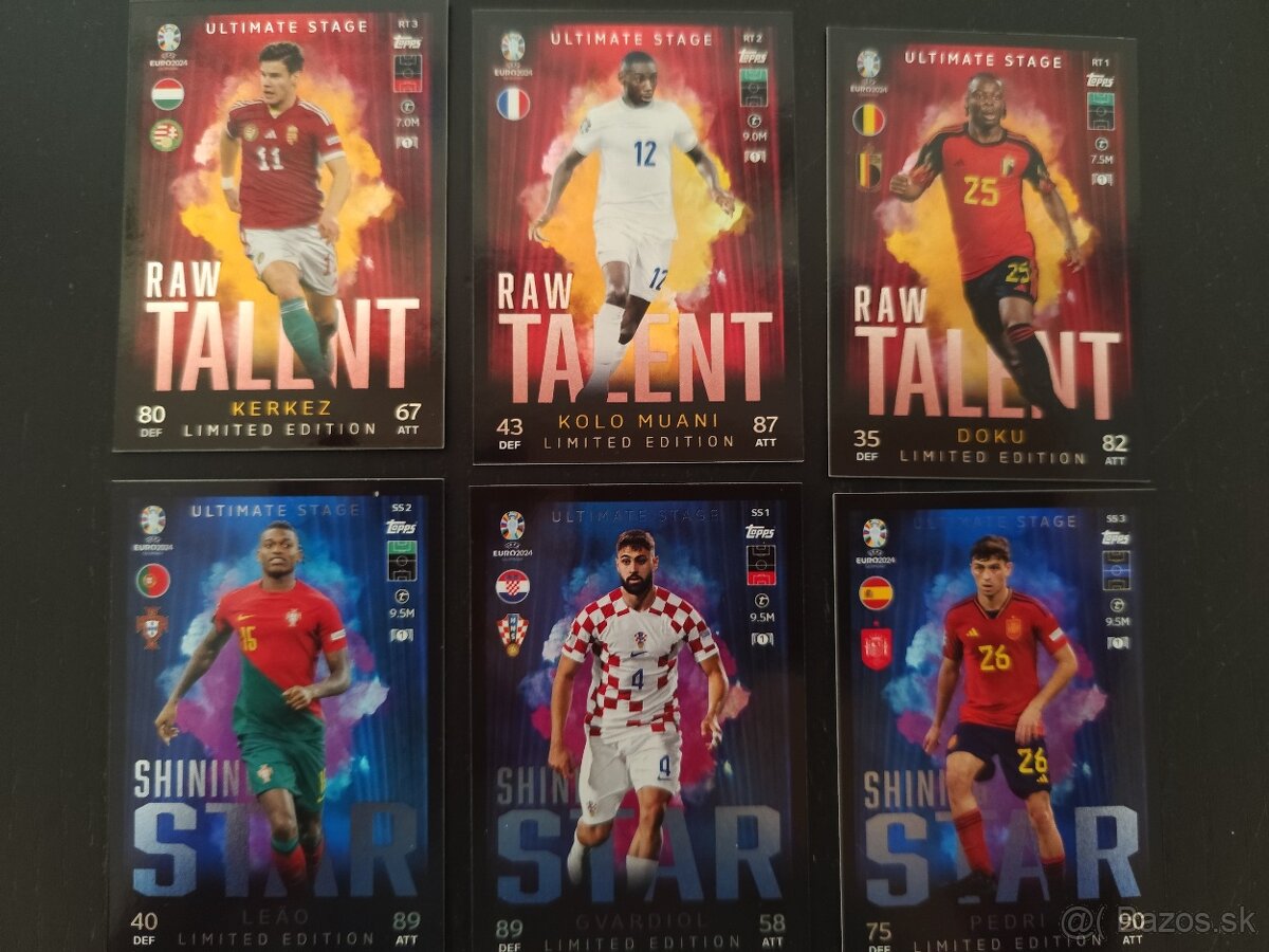 Futbalové kartičky - Limit Edition Ultimate Stage - 2