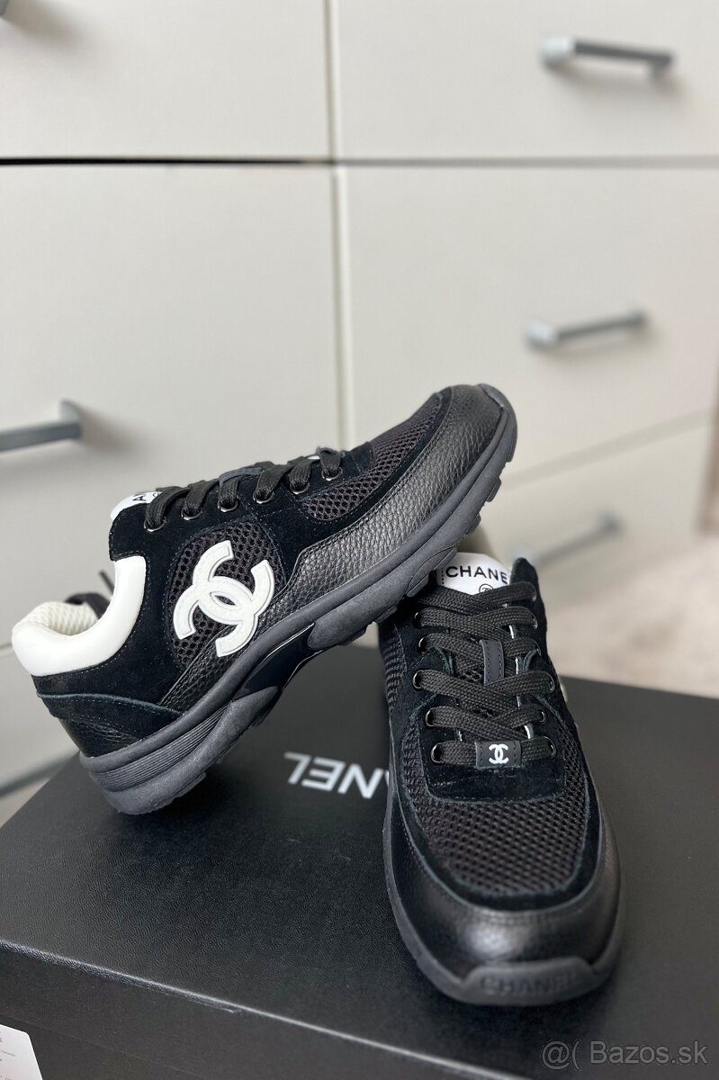 Chanel cierne tenisky - 2