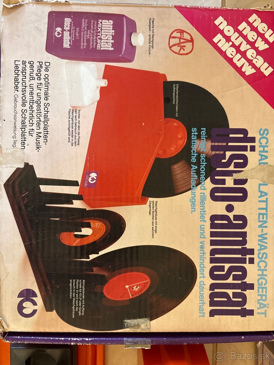 Čistička vinylových platní. - 2