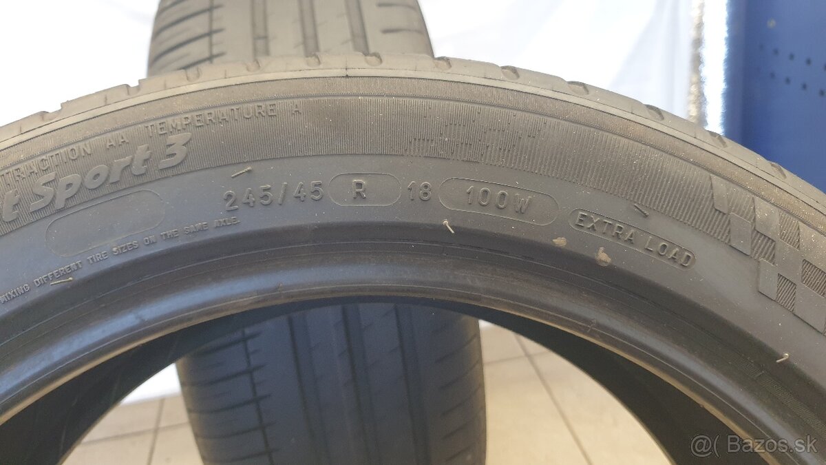 Letné pneu. Michelin 245/45R18 100W - 2