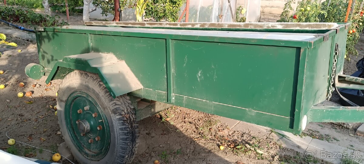 Vlečka, ibc barel 1000l - 2